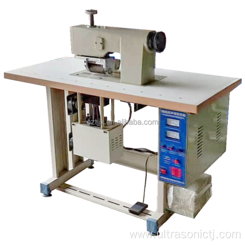 Table type foot fabric slitting machine ultrasonic crimping and thermal bonding machine ultrasonic fabric welding machine